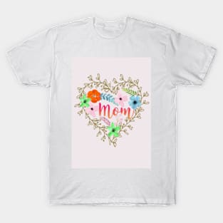 Mom Love Flower T-Shirt